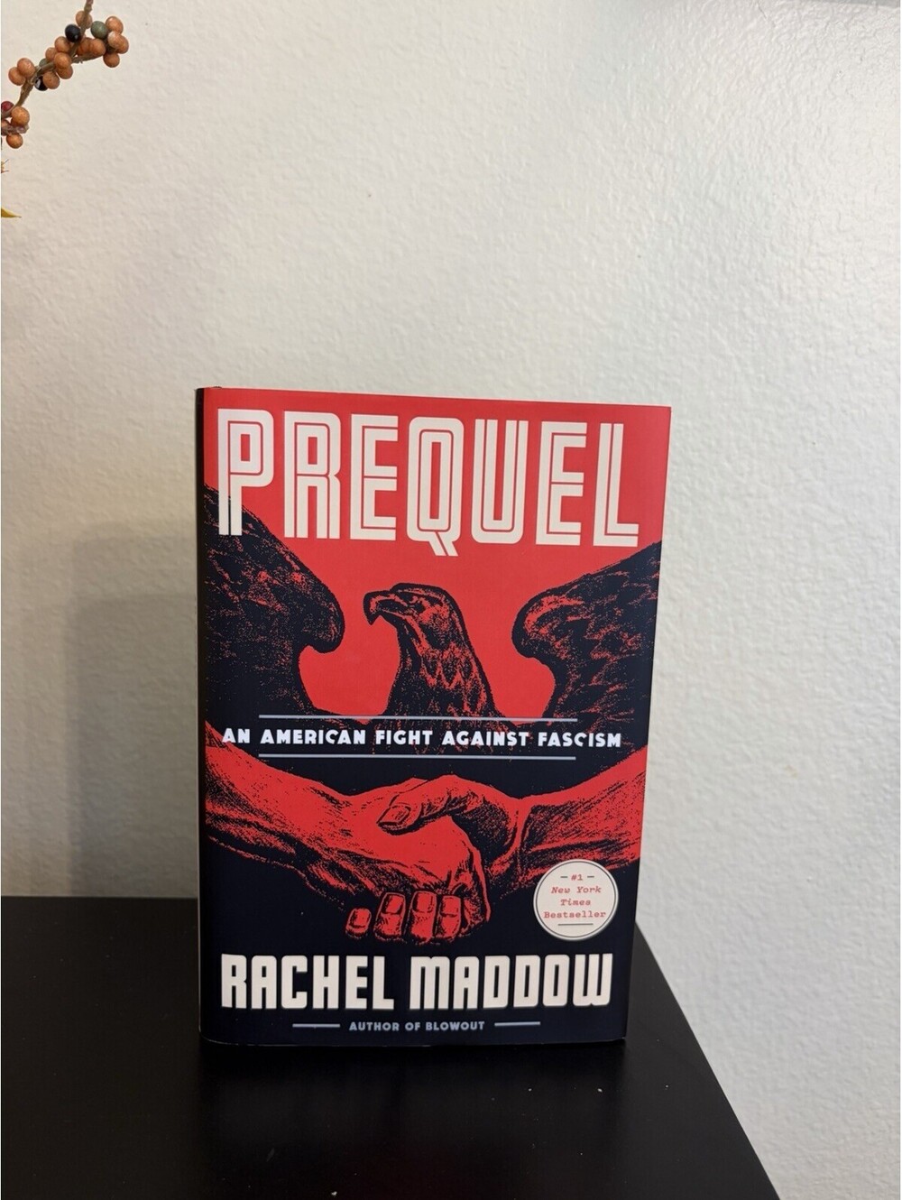 Prequel: An American Fight Against Fascism -1st Edition Hardcover Maddow, Rachel